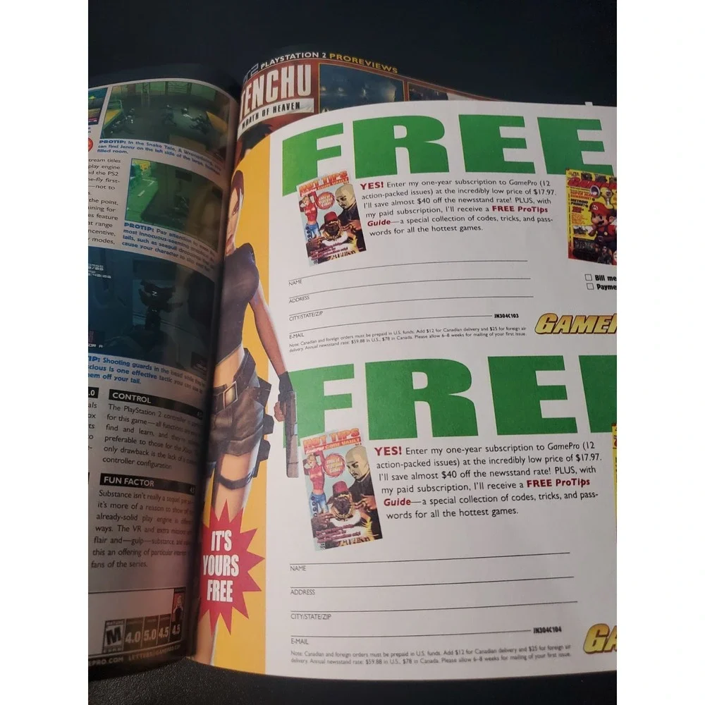GAMEPRO April 2003 Issue #175 Splinter Cell Video Game Magazine Vintage